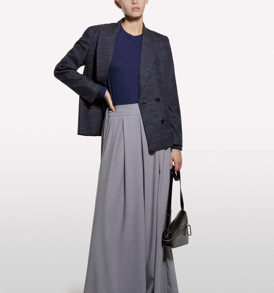 Blue long sleeve t-shirt - women's long sleeve t-shirts - Dark Blue | Sisley image number 1
